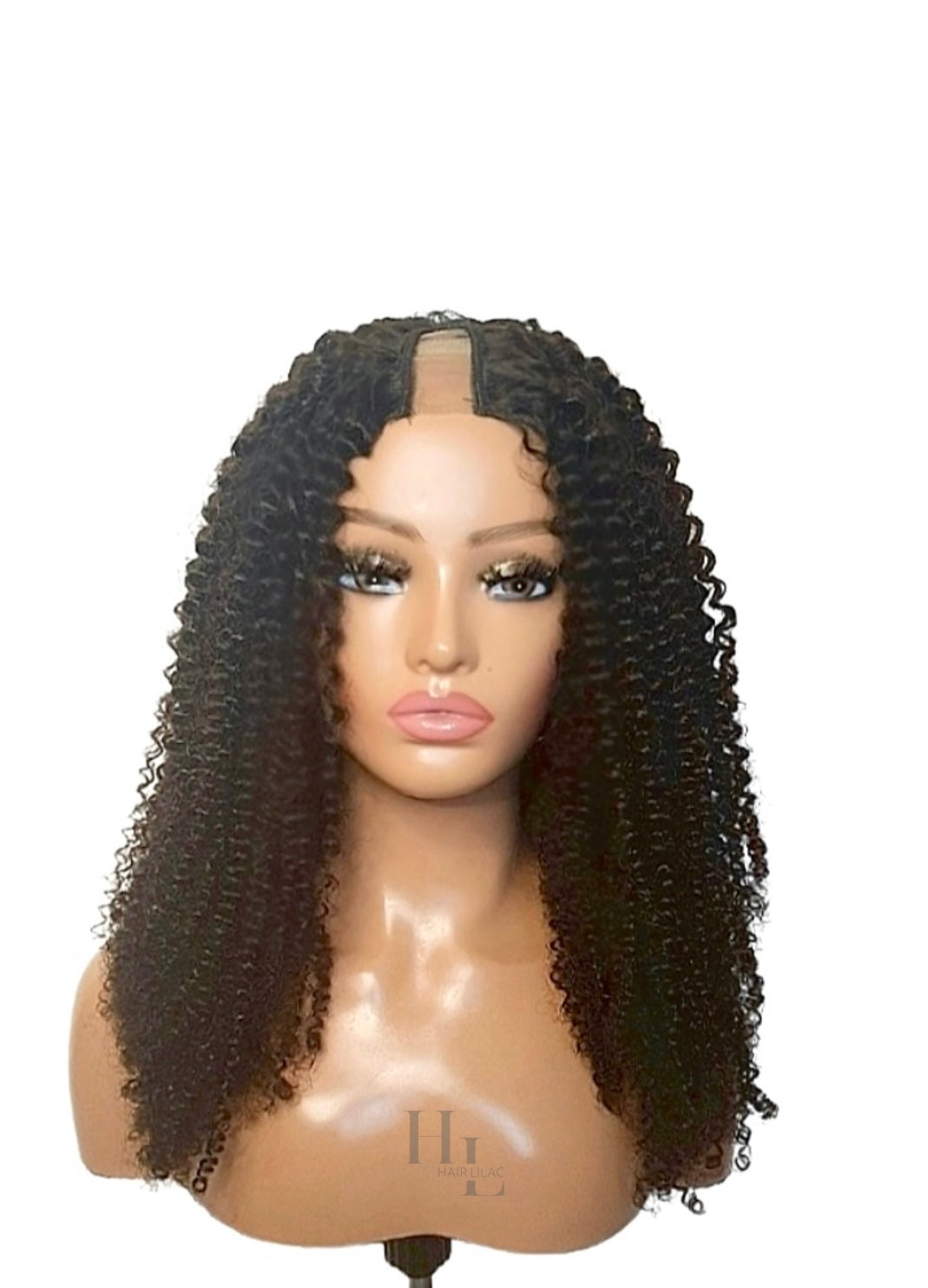 kinky curly u-part wig