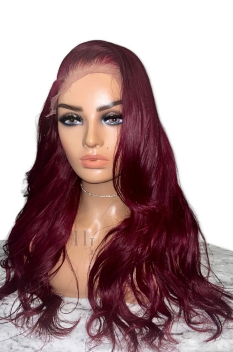 ClOSURE WIG-CHERRY RED